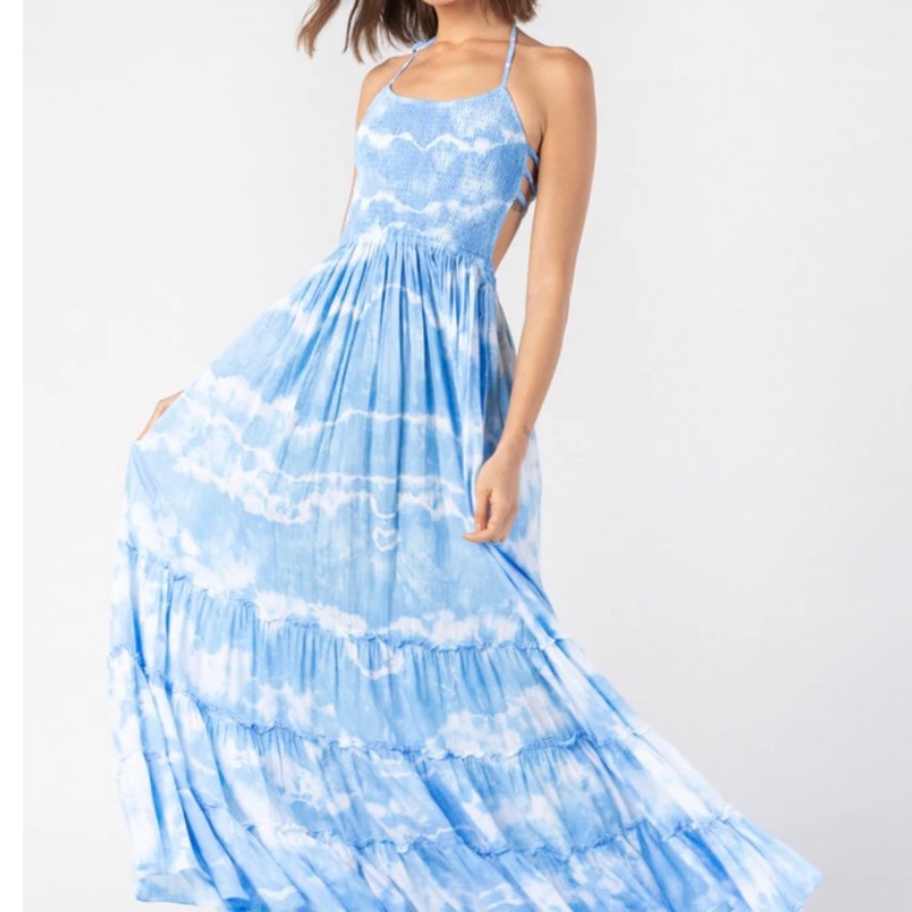 *NWOT*
Tiare Hawaii 
Naia Maxi Dress 
One size
Color: sky waves